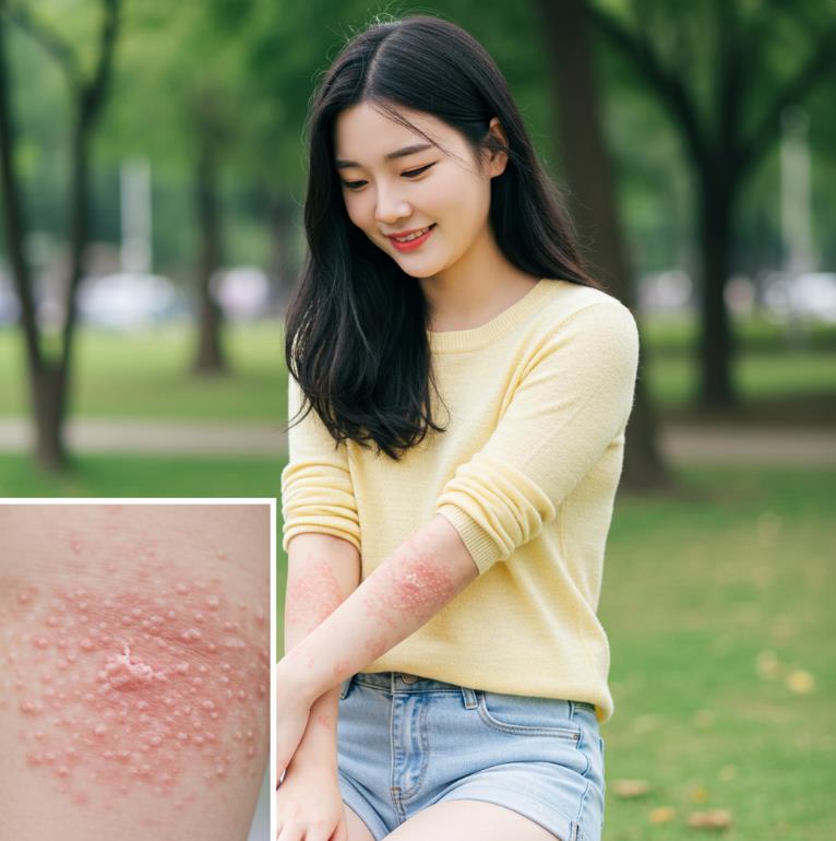 피부에 띠 모양 발진, 대상포진인지 단순포진인지 구별하는 법