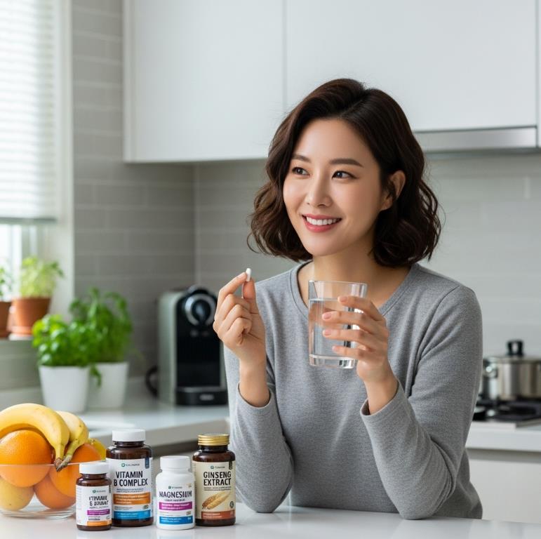 피로 회복에 도움되는 영양제 비교(효능·부작용 정리)