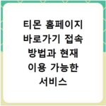 티몬 홈페이지 바로가기 접속 방법과 현재 이용 가능한 서비스 확인하기